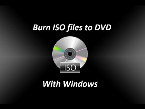 Burn ISO files to DVD Windows Bootable
