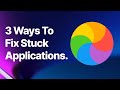3 Ways To Restart Stuck Applications On A Mac