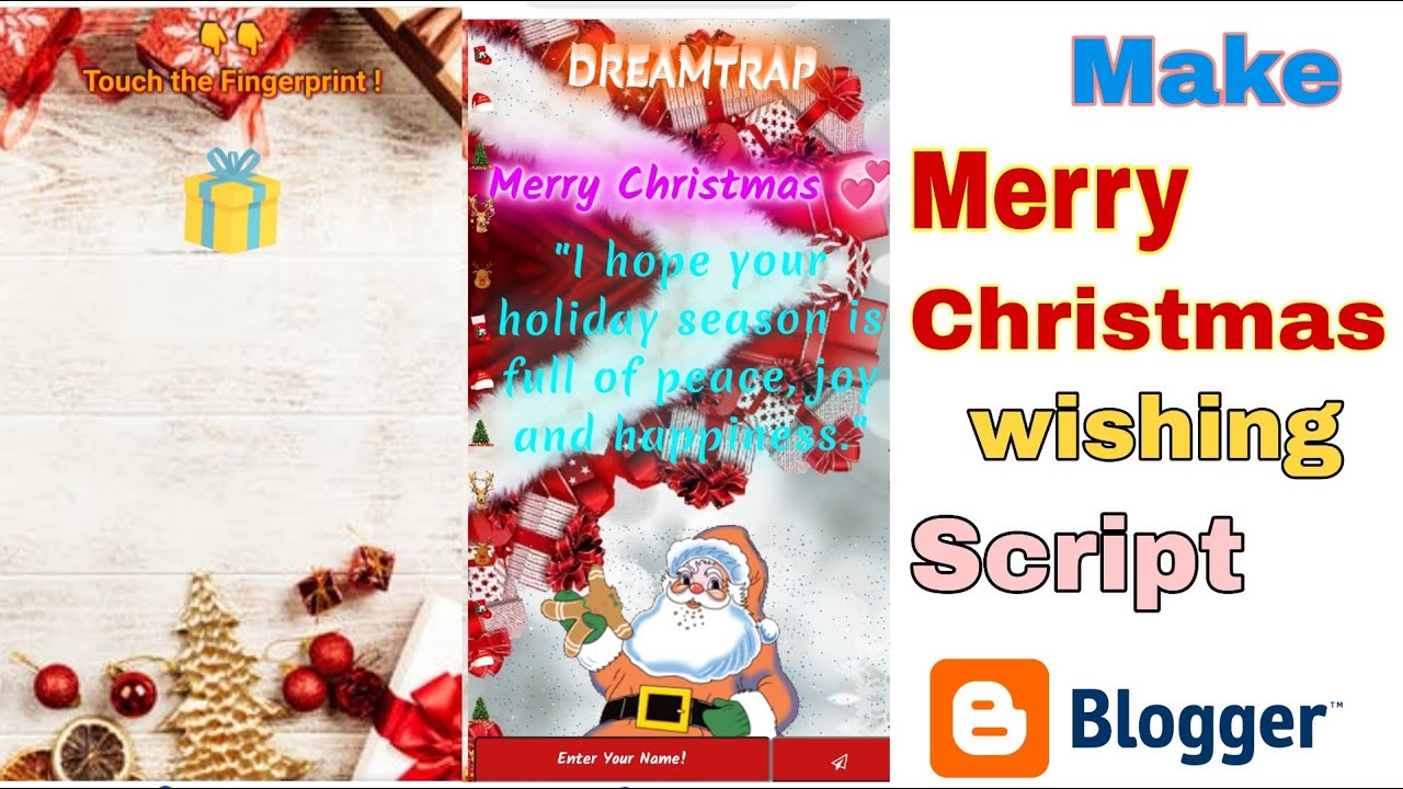 How To Make a Merry Christmas🎄 Wishing Viral Script in Blogger| Blog में Christmas script कैसे बनाएं