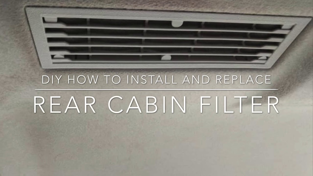 DIY How to replace and install rear cabin filter for NV350 (Part 2 cabinn Filter)