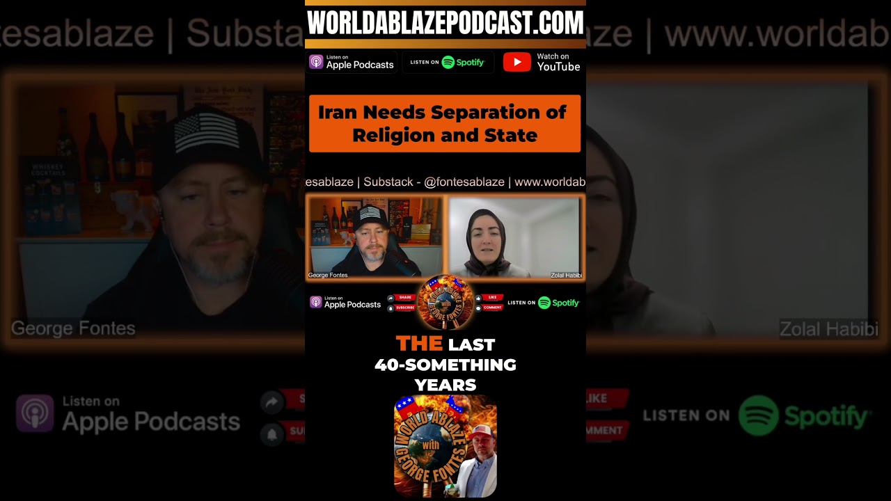 Iran - Muslims Want Separation of Religion & State! - with Zolal Habibi