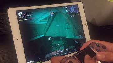 Call Of Duty Mobile: With a PS4 Dualshock Controller on iPad 8th Gen! (Handcam)