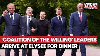 From Starmer To Zelenskyy 'Coalition Of The Willing' Leaders Arrive At Elysee Palace For Dinner