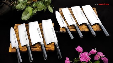 T𝐫i Â𝐧 bộ dao 𝑲𝒉𝒐̂𝒏𝒈 𝑹𝒊̉ , SỐ LƯỢNG CÓ HẠN - Hàng chuẩn của HTX Dao Phúc Sen