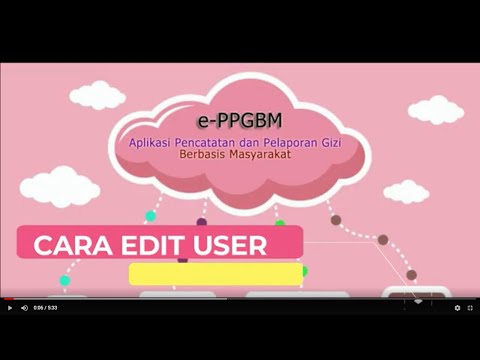 Cara Edit User name SIGIZI or e_PPGBM