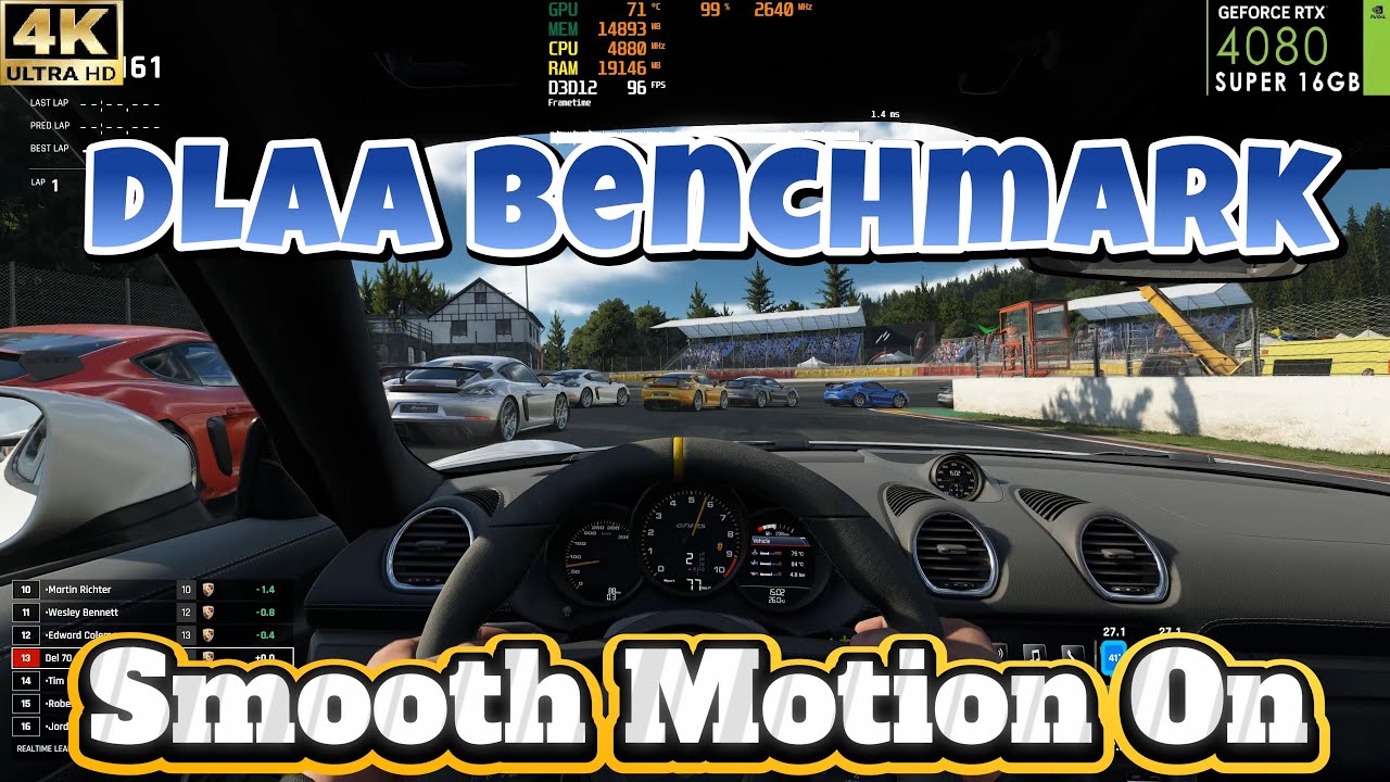 Assetto Corsa EVO | DLAA Benchmark | Smooth Motion on | DLSS 4.5
