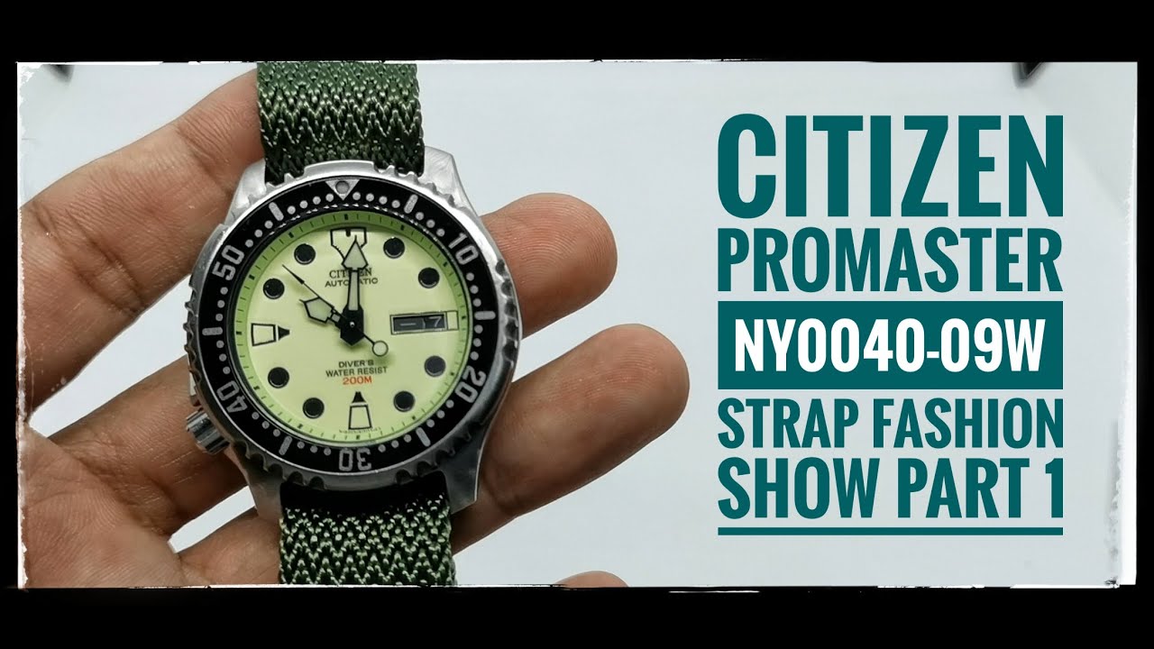 5 Best Straps for Citizen NY0040-09W full lume: part 1 #citizenny0040 ...