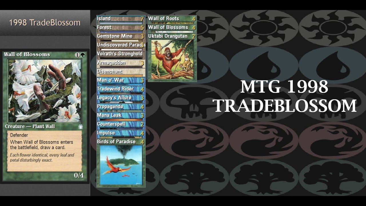 MTG 1998 TradeBlossom vs White Weenie [ManaLink 3.0]