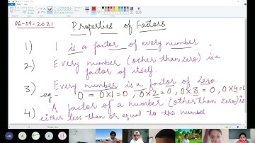 Class- 4 Chapter-7 Factors and Multiples