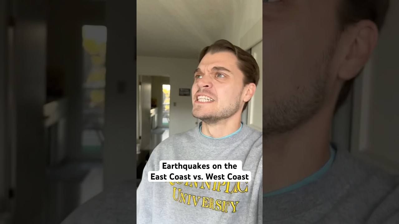 Earthquakes on the East Coast vs. West Coast