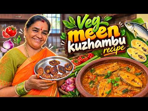 Veg Meen kuzhambu full Recipe 🐠