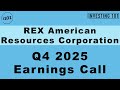 REX American Resources Q4 2025 Earnings Call | EPS Surges 780% on Record Ethanol Performance