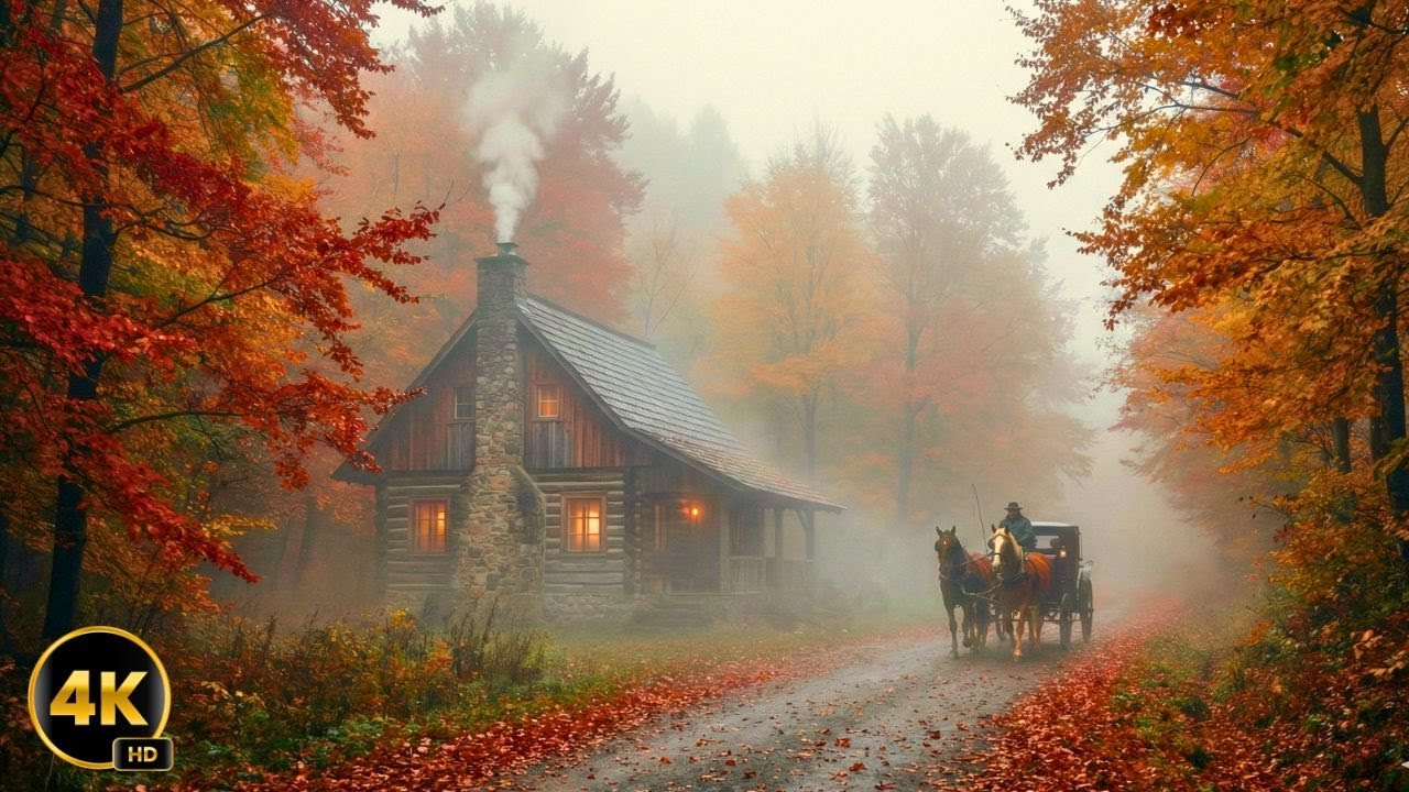 Relaxing After the Rain Walk | Misty Autumn Calm, Footsteps & Soft Ambience #rainwalk #autumnrain