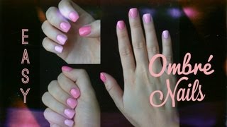 Simple Ombre Nails Using Only Two Colors!