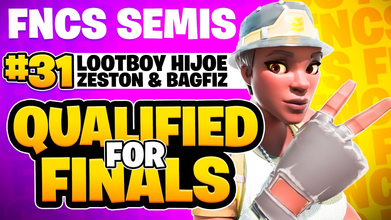 We Qualed for FNCS weekly Finals (31st Semis)🏆 | Hijoe