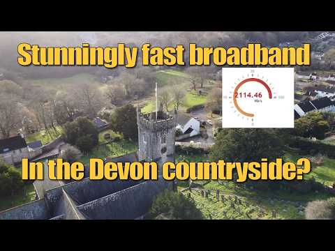 Stunningly fast internet speeds in South West England countryside? How could that be?