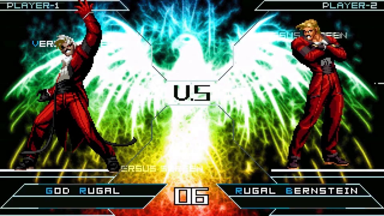 [KOF Mugen] God Rugal VS 95 96 97 Boss - YouTube