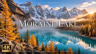 Moraine Lake in Autumn 🇨🇦 4K | Relaxing Mountain Music & Canadian Nature Ambience screenshot 4