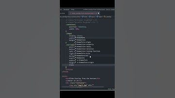 How to create image overlay hover slide effects(bottom) | Html & CSS #html #css #hover #shorts
