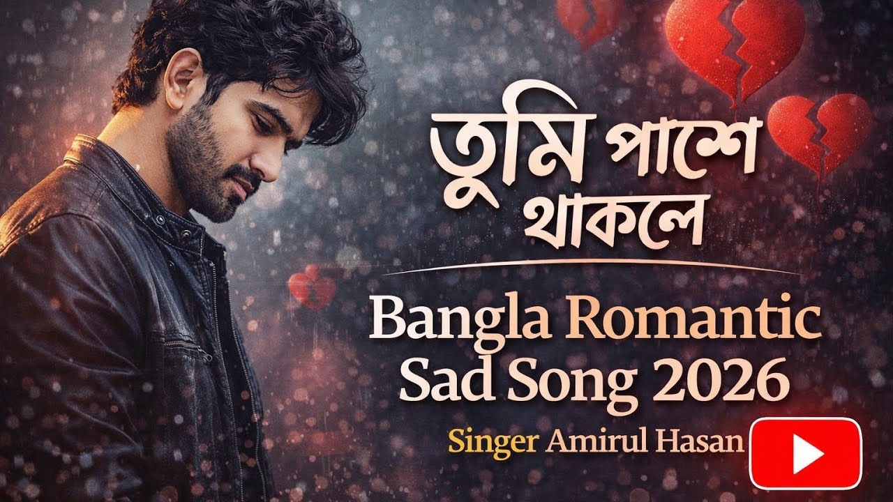 Tumi Pashe Thakle | Bangla Romantic Sad Song 2026 | Singer Amirul Hasan | Emotional Love Song