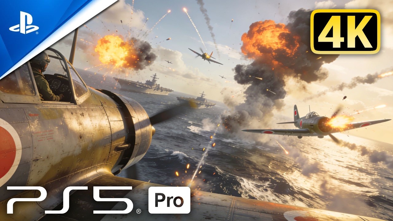 (PS5 PRO) BATTLE OF MIDWAY | Immersive Realistic MAXIMUM Graphics Call ...
