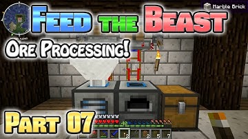 Minecraft FTB Hermitcraft Part 07: Basic Ore Processing!