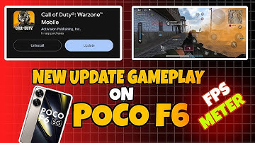 WARZONE MOBILE NEW UPDATE GAMEPLAY ON POCO F6 😱😱 WITH FPS METER #warzone #warzonemobile