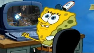 Spongebob plays Halo Infinite