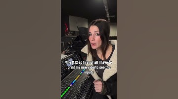 Elena on the HD96 and M32! #audioengineer #soundengineer #audio #midas #shorts