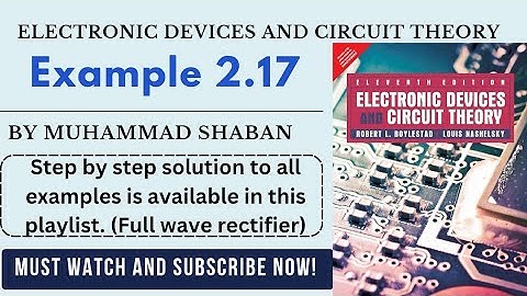 Electronic devices and circuit theory example 2.17 | Boylested electronics example 2.17