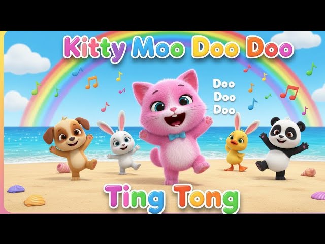 Kitty Meow Doo Doo Doo 🐱 | #kidsentertainment #cocomelon #poems #kidslearning #babysongs