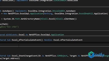 Lập trình VB.Net Excel - Bài 5.1. Event Calculate