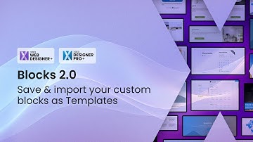 Save & Import Your Custom Blocks as Templates | Xara