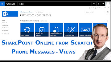 List Views - SharePoint Phone Messages Automation 4