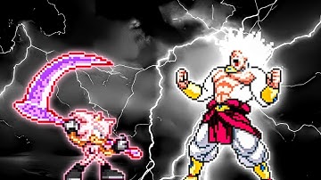 Sonic Black V2 OP (all form) (New) VS Limit Break Broly SSJ4 OP in Jump Force Mugen