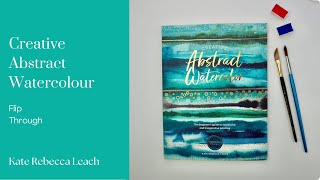 Abstract Watercolour By Kate Rebecca Leach Flip Through