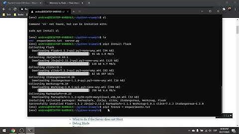 CREACIÓN DE SERVIDOR EN PYTHON Y FLASK
