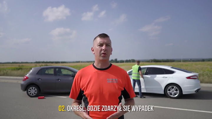 Postępowanie przy wypadku drogowym