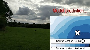Active Localization of Gas Leaks using Fluid Simulation
