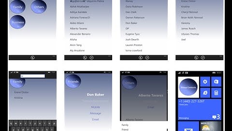 Windows Phone 8.1 (Group Contacts app - part 2)