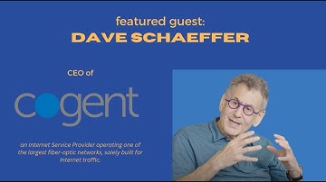 Bandwidth: Dave Schaeffer, founder and CEO of Cogent Communications
