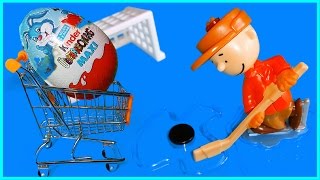 Kinder Surprise Eggs Open Maxi The Peanuts Movie Snoopy Toys