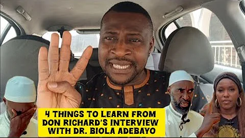 Finally, Dr. Biola Adebayo has visited actor Don Richard. What an emotional encounter