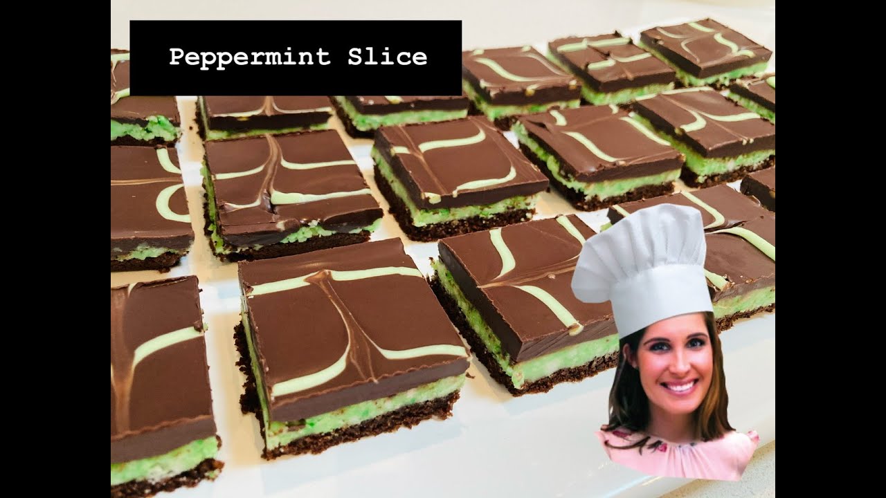 Chocolate Peppermint Slice the perfect chocolate and mint combo YouTube