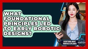 What Foundational Principles Led To Early Robotic Designs? - Everything About Robotics Explained