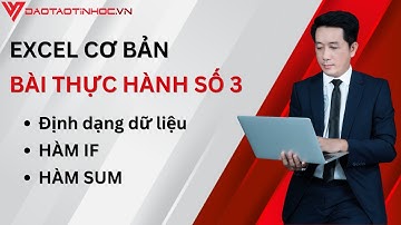 Hướng dẫn giải bài tập thực hành Excel cơ bản 3 - Định dạng dữ liệu- Daotaotinhoc.vn