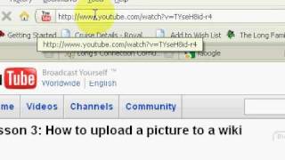 Lesson 4 How To Embed A Youtube Video In A Wiki Using The Embedvideo Extension