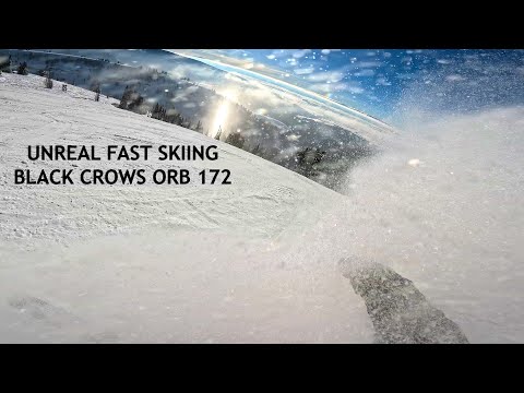 FAST GROOMER SKIING WITH THE BLACK CROWS ORB 172 SKI - SKI SESSIONS