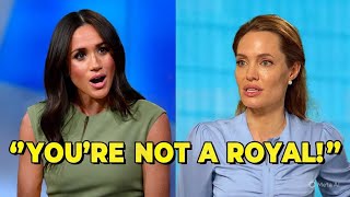 “Meghan Markle Gets HUMILIATED by Angelina Jolie After Heated Clash on The View