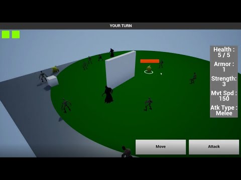 Tactical Turn Based Battle Mechanic Showcase - YouTube